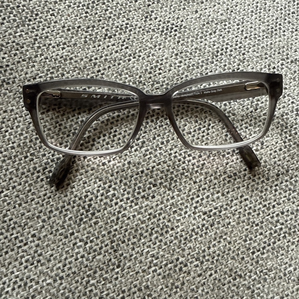 Smith Authentic Intersection 3 Eyeglasses Frames Unisex 53/15-140Matte Gray 7NR